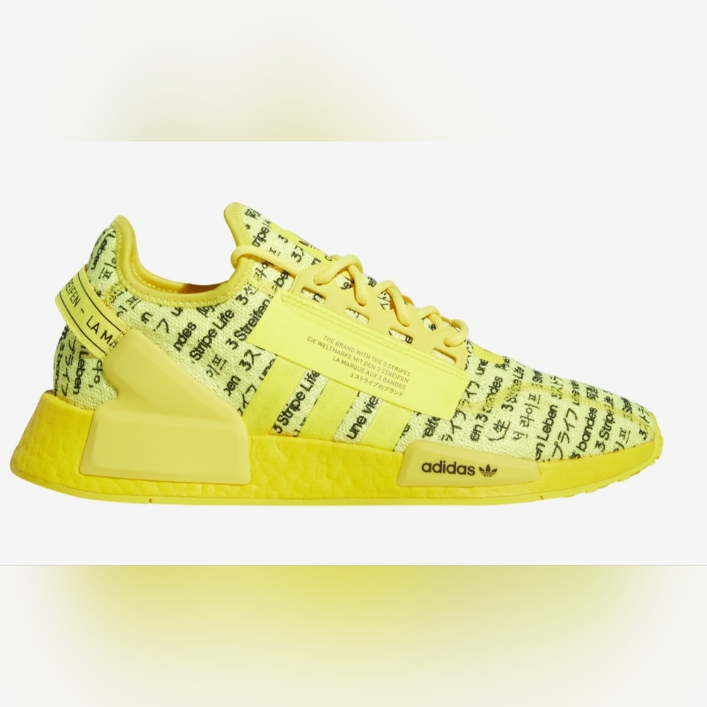 men's adidas NMD V2 black yellow z11